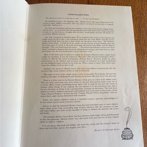 Hardback Book “The Christian Mother Goose Book” - Picture 13 of 13